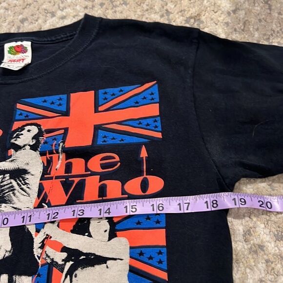 The Who - Black band tee  size  M GUC on Fruit of the loom tag - Picture 5 of 6